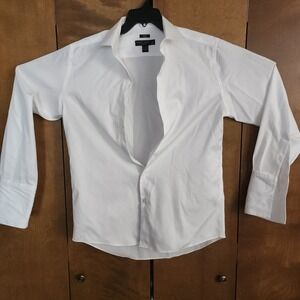 D20 PRONTO UOMO Mens White 2 Shirt Bundle Dress Shirt Size 16 32 33 Cotton